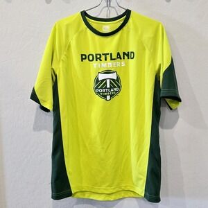 Portland Timbers X MLS Jersey Kids Youth Green Soccer Polyester Size XL 18-20